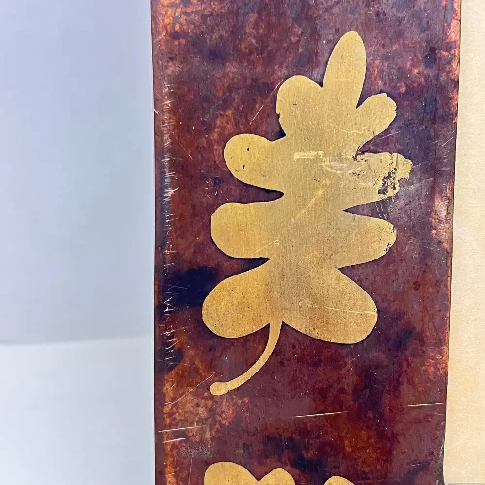 Pottery Barn Metal Fall Leaf 3.5 x 5 Picture Frame